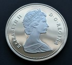     Canada  1989  Proof  Silver  Dollar       Mackenzie   River     