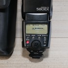 Canon Speedlite 580ex Shoe Mount Flash For Canon Dslr  good tested  W Case