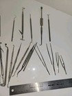 Vintage Lot Of Old Dental Medical Tools Cigar Box Full
