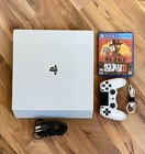      Sony Ps4 Playstation 4 Pro 2 Tb Hdd White Console Minty  2  Oem Controllers