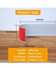 Neatiease Flexible Baseboard Molding Trim  6 Inch w  X 40 Feet l   Gray