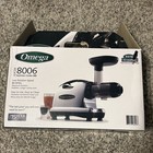 Omega 8006 Juicer Nutrition System Chrome J8006hd New Open Box