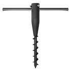 Umbrella Sand Anchor Heavy Duty Steel No Dig Beach Sand Ground Anchor Windproof