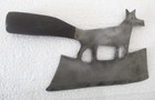 Antique Vintage Old Butcher s Meat Cleaver Chopper Dog Knife