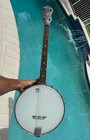 Antique Oriole By Gibson Tenor Banjo 1920s With Case And A Few Music Magazines