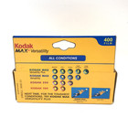 Kodak Max Versatility 400 Film  4 Rolls 35mm 24 Exp Iso 400 27  Expiry 2006