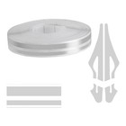 32ft Car Pinstriping Tape  Vinyl Pin Striping Decals Car Trim Stripe Tape Gray