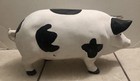 Vintage Large Cast Iron 18  Piggy Bank W  Stopper Or Doorstop