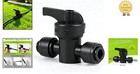 Effortless 10-piece 1 4  Drip Irrigation Shutoff Valves For Easy Garden Setup