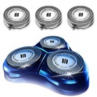 Hq8 Replacement Heads For Philips Norelco Aquatec Shaver Razor Blades  3 Pack 