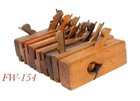 Wood Wooden Molding Plane Tool Lot Auburn Denison Others Dado Rounds Rabbets