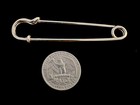 Vintage Large Silvertone Diaper Clip Horse Show Safety Pin