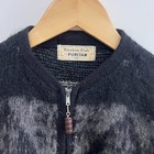 Vintage 60s Citation Club By Puritan Mohair Wool Blend Zip Up Cardigan