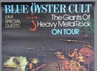 Blue   yster Cult     Mega Rare Vintage Original 1980 Concert Poster  mirrors 