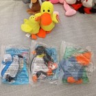 Ty Retired Beanie Babies Birds Lot Of 9 Lucy Pinky Quackers Waddle Rocket Birds