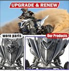 Front Fascia Radiator Cover Hood For Yamaha Raptor 700  Plastic Front Panel