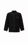 Leather Welding Jacket Black heavy Duty Safety Jacket heat And Flame Resistant