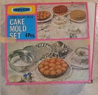 Vintage 4pc Nevco Springform Cake Pan Set Made In West Germany Original Box Htf 