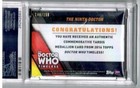 2016 Topps Doctor Who Timeless The Ninth Doctor Tardis Medallion Psa 9 148 150