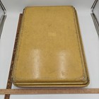 Five  5  Bakery Display Market Trays  Fiberglass  Red   White   Brown 18  X 26  