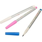 3pc Water Erasable Fabric Marker Colth Ink Pen For Sewing Craft White blue  Pink