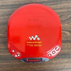 Vintage Sony Cd Walkman D-e220 Espmax Portable Personal Audio Player Red Parts