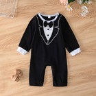 Newborn Kids Baby Boys Infant Outfits Jumpsuit Romper Bodysuit Gentleman Clothes