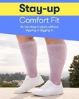 3 Pairs Bamboo Multi Size Compression Socks Wide Calf For Women And Men 8-15mmhg