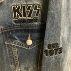 Kiss    end Of The World- World Tour    Xl Road Crew Denim Jean Jacket