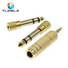 Trs Stereo Audio Headphone Adapter 6 35mm 1 4  Male To 3 5mm 1 8  Female Jack