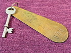Vintage Park West Hotel  W 2  Hotel Key   Fob Skeleton Key Rare