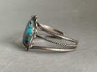 Vintage Navajo Sterling Silver And Turquoise Bracelet