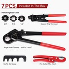 Pex Crimping Tool Kit 3 8-1 Copper Ring Removal Pipe Cutter Icrimp F1807 Angle