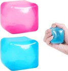 2-pack Squishy Stress Cubes For Ultimate Relaxation - Colorful Anxiety Relief