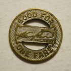 Indianapolis Railways  indiana  Transit Token - In460w