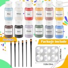 Dunzoom Set Of 12 Underglaze For Ceramics Kit Ceramic Clay Multicolor 