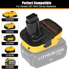 2x 18v To 20v Max Dca1820 Adapter Converter For 20 Volt Li-ion Battery
