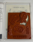 Inspiration Squad Cling Mount Stamp Set Retired Stampin  Up 
