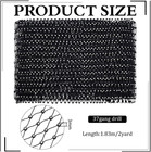 2 Yards Crystal Fishnet Fabric Sparkling Stretch Rhinestone Mesh