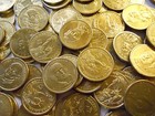 Grab Lot Real U s   100 In Circulated Gold Presidential Dollar Coins 2007-2011