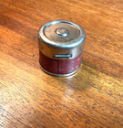 Vintage Travel Inkwell With Glass