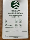 Vintage Pga Golf Bag Tag Arbor Links Nebraska City  Ne