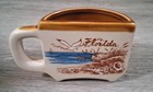 Half Cup Mug   Vtg Funny Florida Souvenir   You Asked For Half A Cup Of Coffee