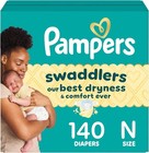 Pampers Swaddlers Diapers  Size 0  up To 10 Lbs   140 Count