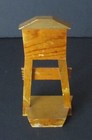 1963 Souvenir San Quentin Prison Wood Art Lookout Tower California Provenance