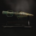 Chinese Bronze Wrong Gold Spear