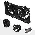 Radiator Dual Fan Radiator Cooling Fan  for Mazda 3 L4 2 5l L4 2 0l 2014-2018