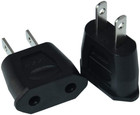 Socket Plug Adapter Europe Eu Euro To Us Travel Charger Ac Power Converter 2pcs 