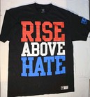 Wwe John Cena Rise Above Hate T Shirt Large Black Authentic Be A Star Wrestling