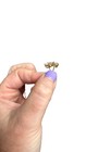 14k Yellow Gold Diamond Studs Solitaire Push Back